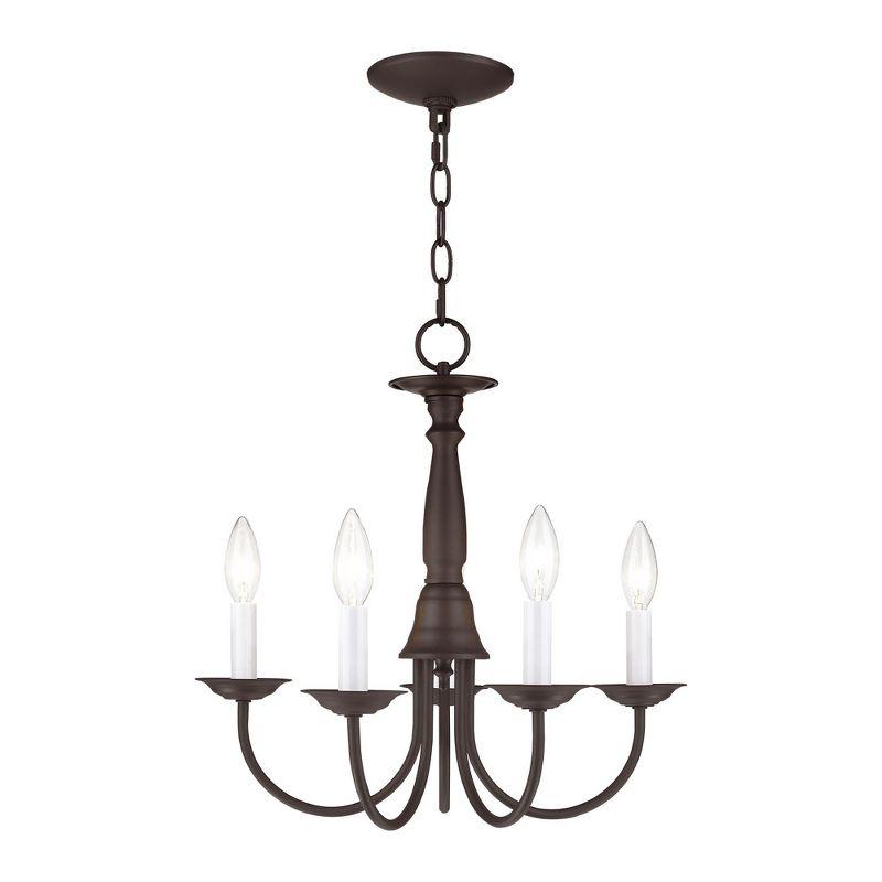 Livex Lighting Home Basics 5 - Light Chandelier in  Bronze