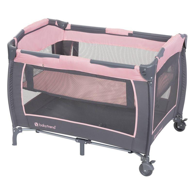 Baby Trend Lil Snooze Deluxe III Nursery Center Playard - Cozy Pink