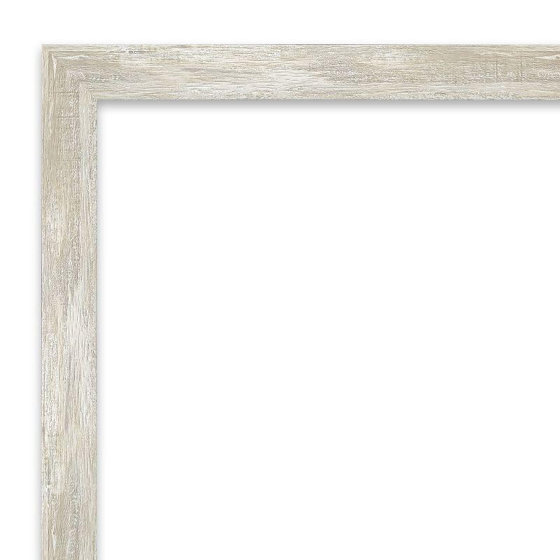 Amanti Art Natural Cork Board Framed Crackled Metallic Narrow Bulletin Board 30 in. x 22 in.