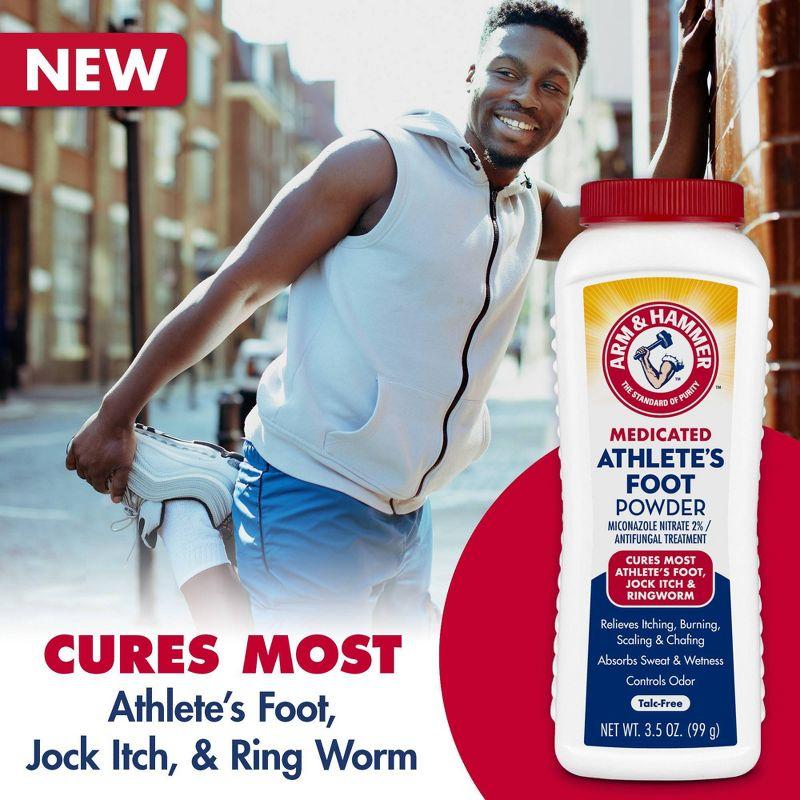 Arm & Hammer Medicated Athlete's Foot Powder - 3.5oz
