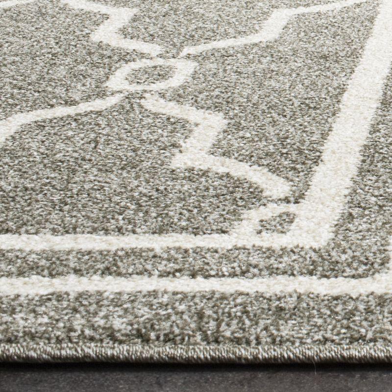 Amherst AMT414 Power Loomed Indoor Area Rug - Dark Grey/Beige - 8'x10' - Safavieh