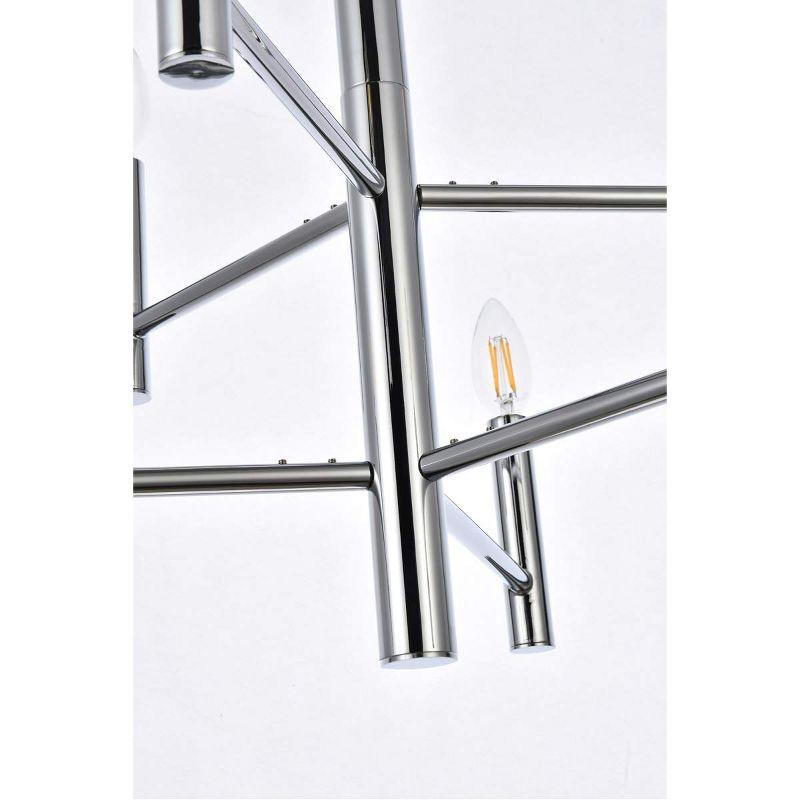 Elegant Lighting Carmella 6 lights pendant in chrome