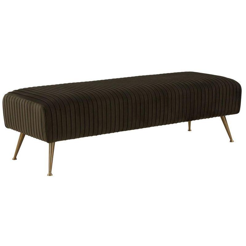 Salome Upholstered Bench - Shale Gray - Safavieh