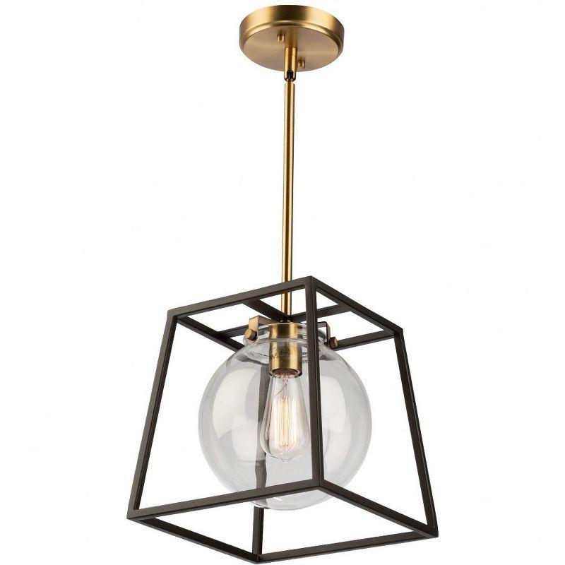 Artcraft Lighting Bridgetown 1 - Light Pendant in  Black/Harvest Brass