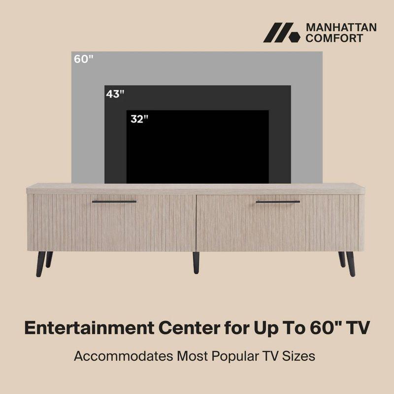 Manhattan Comfort Jodie 68.9" Mid-Century Modern TV Stand