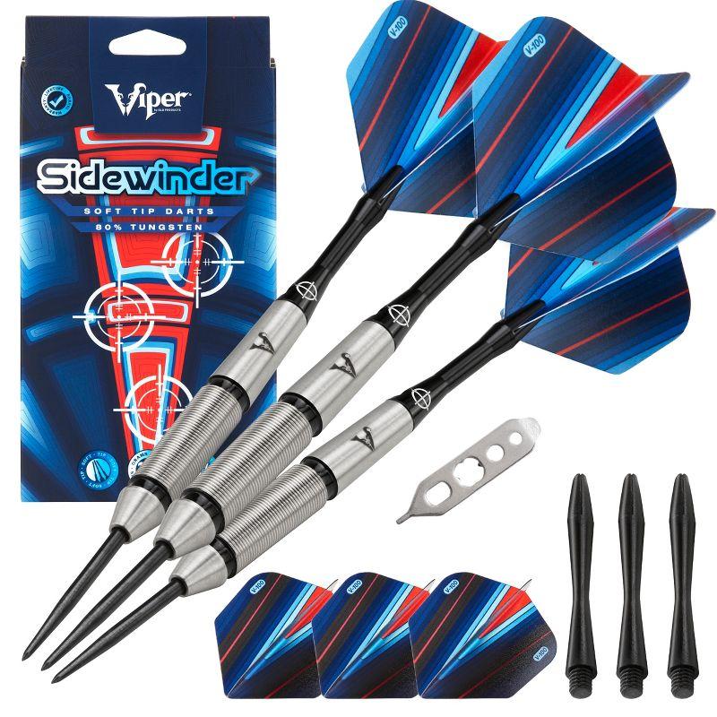 Viper Sidewinder 80% Tungsten Steel Tip Darts Set