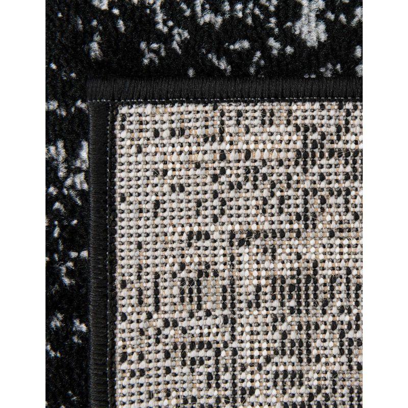 Unique Loom 9' 0 x 12' 0 Sofia Casino Black Area Rug