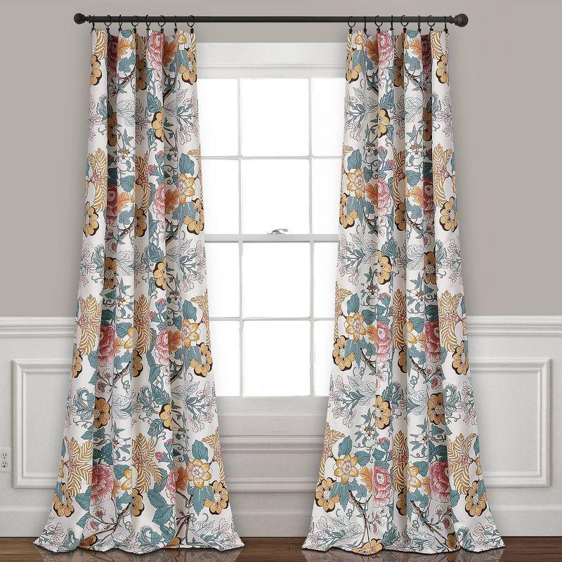 Lush Decor Polyester Room Darkening Curtain Pair (Set of 2)