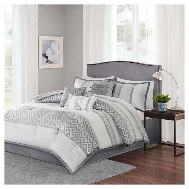 Madison Park Bennett 7 Piece Jacquard Comforter Set