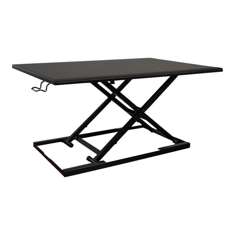 Stand Up Desk Store AirRise Adjustable Height Standing Desk Converter Monitor Stand (Black, 29")