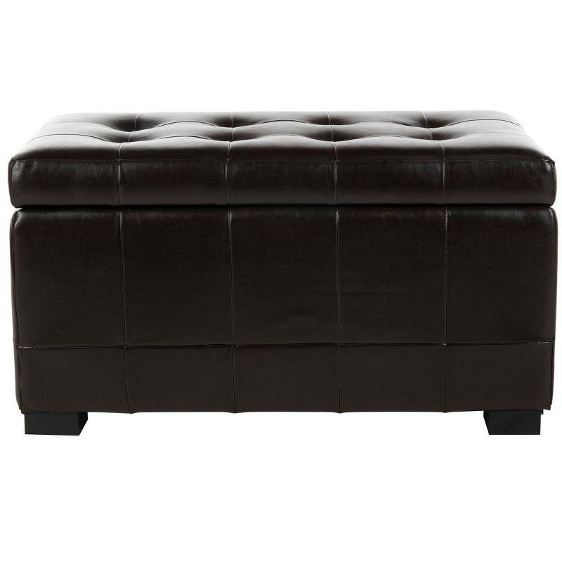 Small Manhattan Storage Bench - Brown - Safavieh