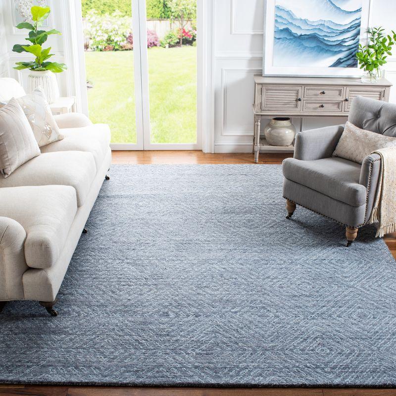 George Oliver Abstract Hand Tufted Performance Geometric Rug