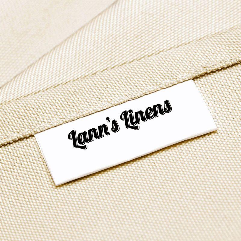 Lann's Linens Solid Color Polyester Fitted Rectangular Tablecloth