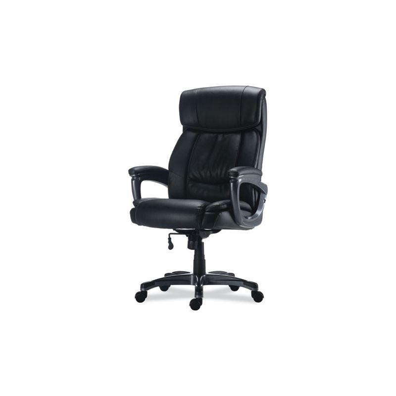 Alera Alera Egino Big and Tall Chair, Supports Up to 400 lb, Black Seat/Back, Black Base