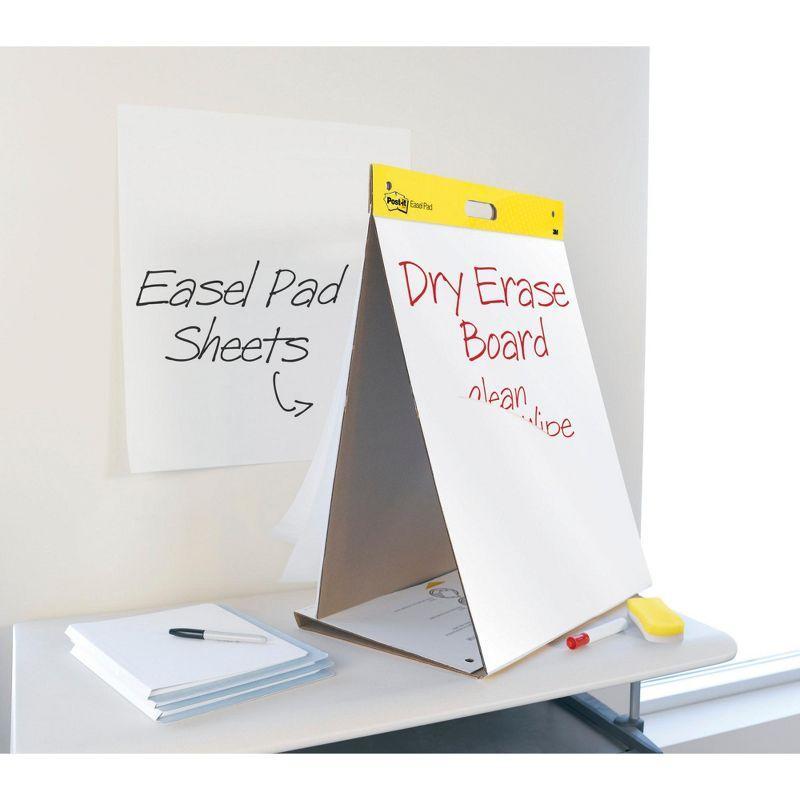 White Self-Stick Easel Pad with Dry Erase Board, 20 x 23 Inches