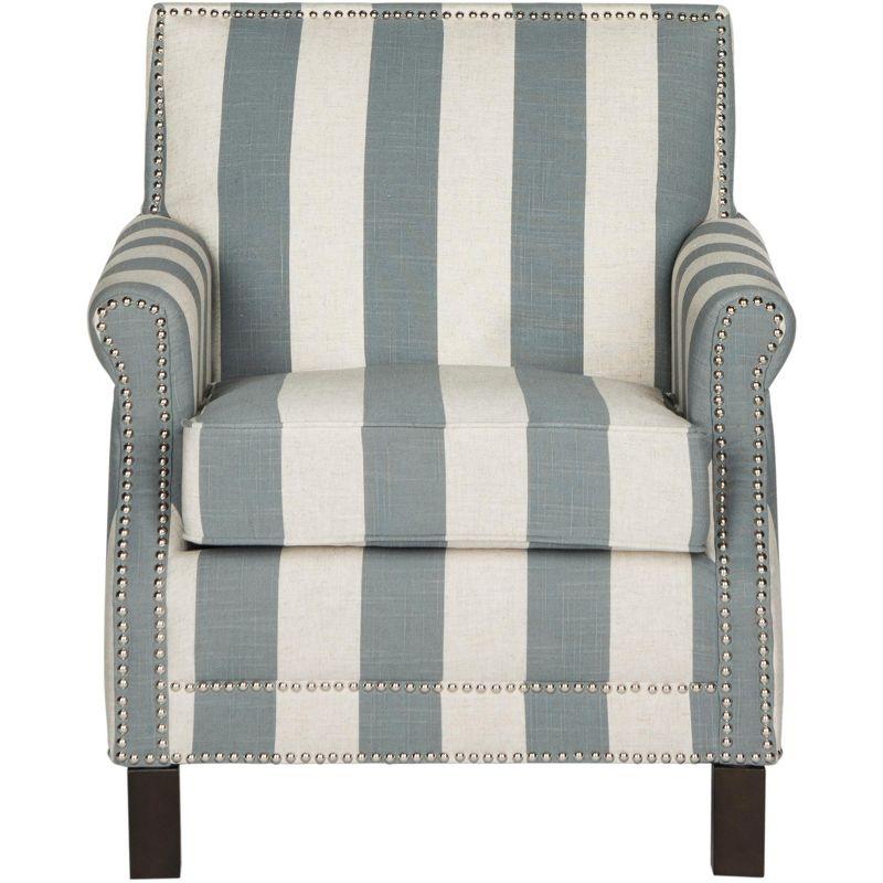 Easton Club Chair with Nail Heads  - Safavieh