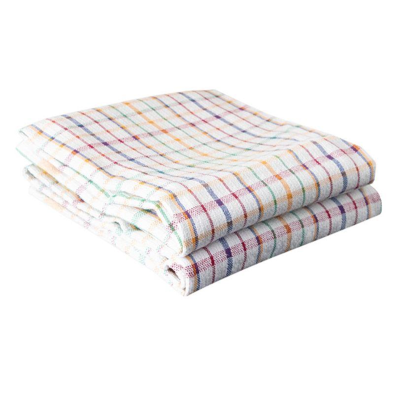 Cotton Plaid Jacquard Tea Towel Kitchen Towel