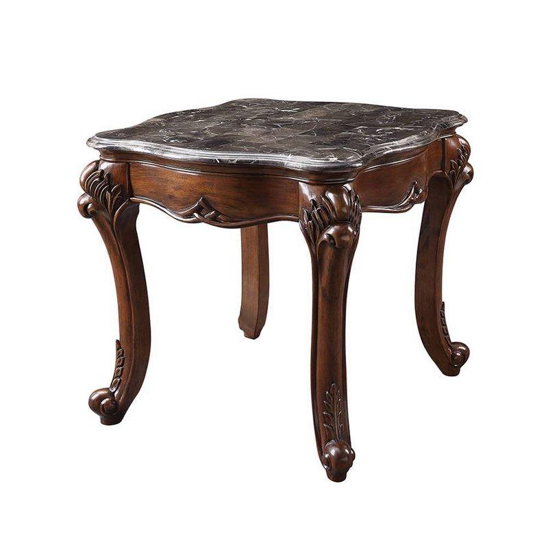 Cotner Marble Top End Table