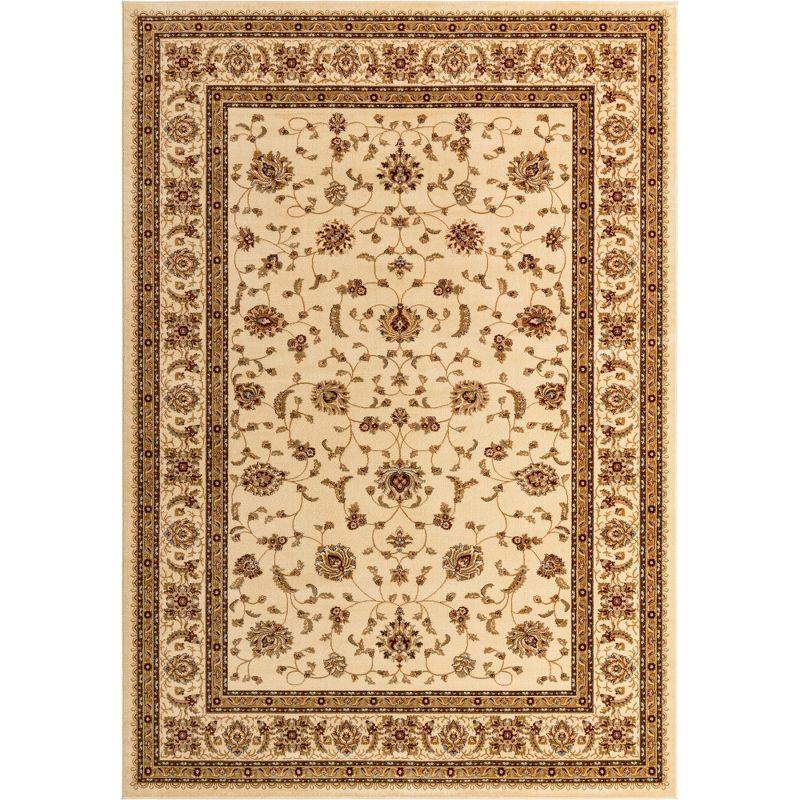 Unique Loom Voyage Collection Area Rug - St. Louis (10'  x 14' 1" Rectangle Cream/Brown)