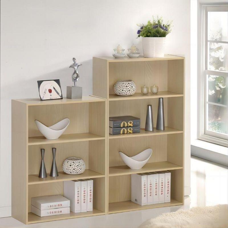 Beaumont Heavy Duty Beige 4-Tier Laminated Wood Shelving Unit