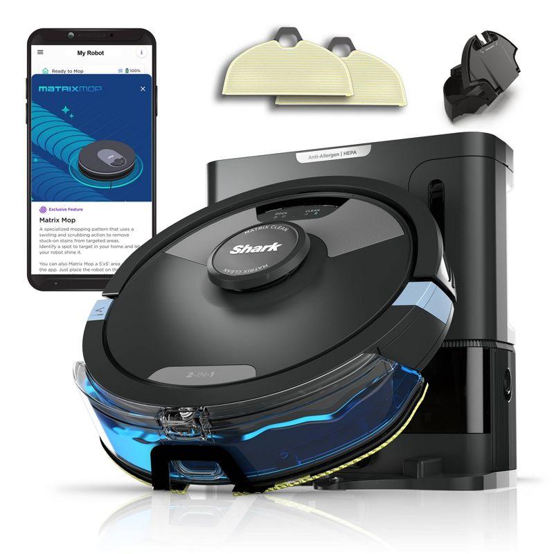 Shark AI Ultra Black 2-in-1 Robot Vacuum and Mop with HEPA Filter