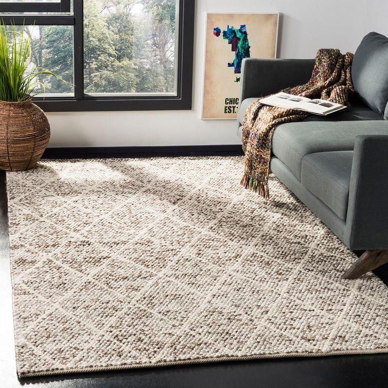 Natura NAT712 Hand Woven Indoor Area Rug - Ivory/Stone - 4'x6' - Safavieh.