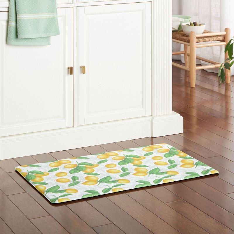 Martha Stewart Bloomfield Lots Of Lemons Anti-Fatigue Kitchen Mat