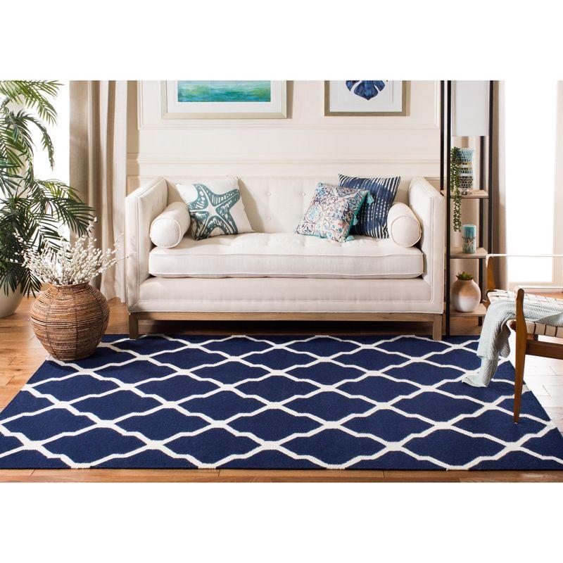 Dhurries DHU634 Hand Woven Area Rug  - Safavieh