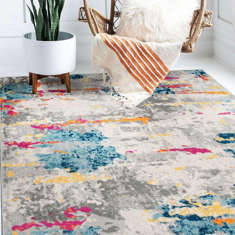 World Rug Gallery Distressed Abstract Pattern Area Rug