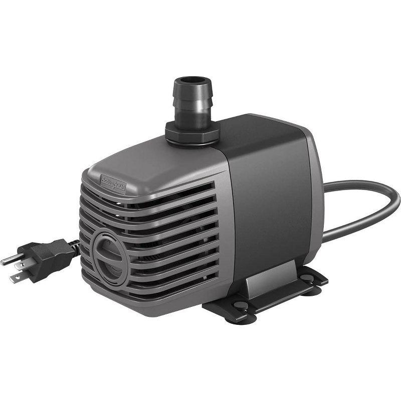 Hydrofarm Active Aqua AAPW400 24-Watt 400 GPH Submersible Indoor/Outdoor Hydroponic Aquarium Pond Water Pump with 6ft Power Cord for 40 Gal Reservoirs