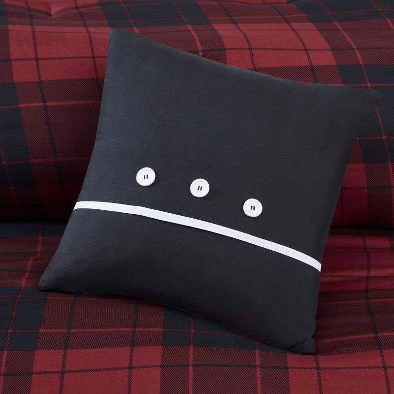 Everest Reversible Plaid Comforter Set with Bed Sheets