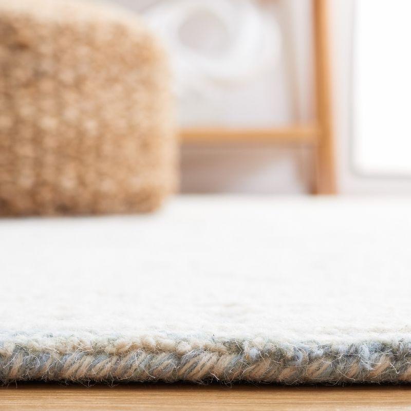 Abstract ABT466 Hand Tufted Indoor Runner Rug - Blue/Ivory - 2'3"x8' - Safavieh