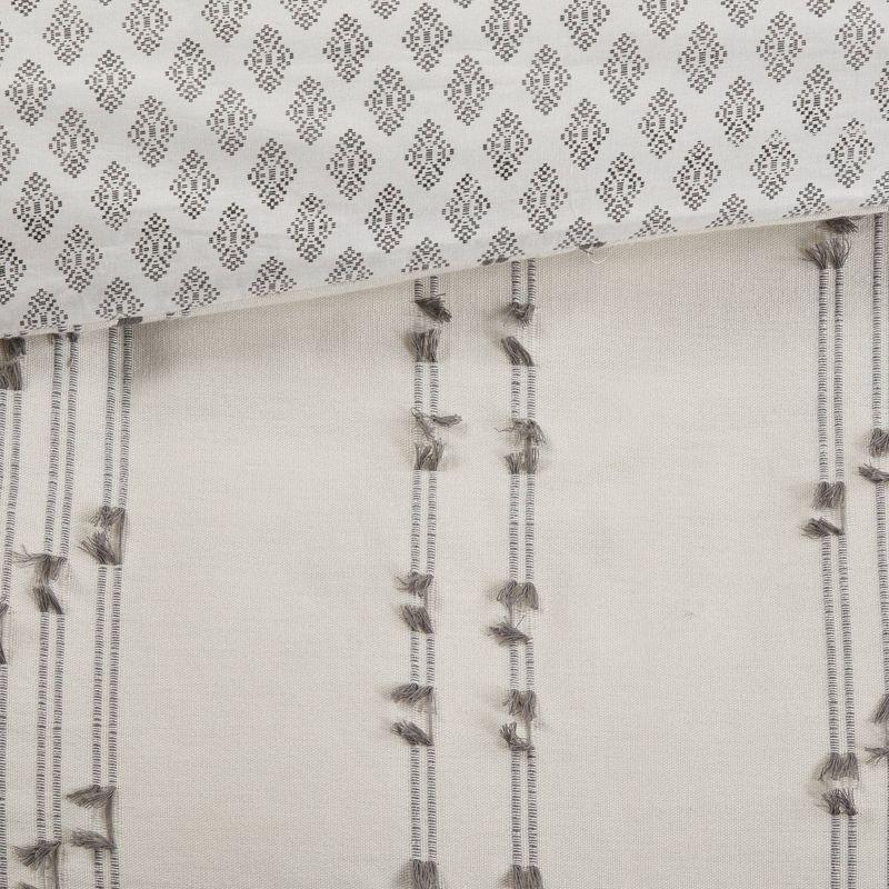 INK+IVY 3 Piece Cotton Jacquard Bedding Set