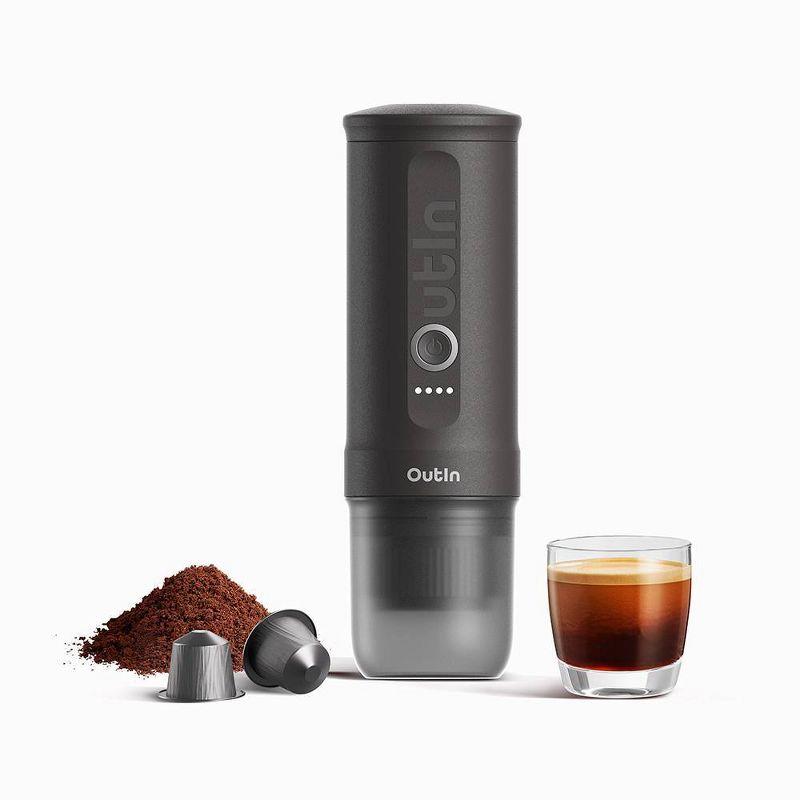 OutIn Nano Portable Electric Espresso Machine Space Gray