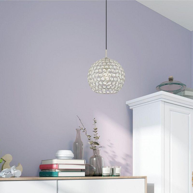 Livex Lighting Cassandra 1 - Light Pendant in  Brushed Nickel