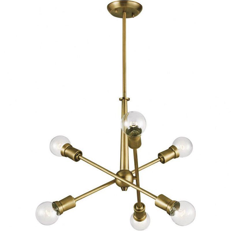 Armstrong 27.75" 6 Light Chandelier in Chrome