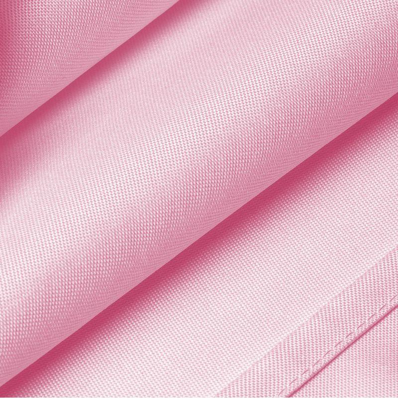 Lann's Linens Polyester Fabric Tablecloth for Wedding, Banquet, Restaurant - 108 Inch Round - Pink
