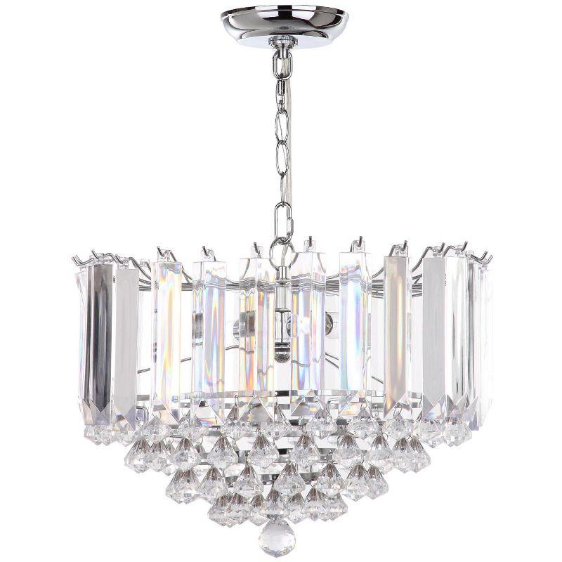Hampton Pendant Lamp - LIT4490 - Clear/Chrome - Safavieh