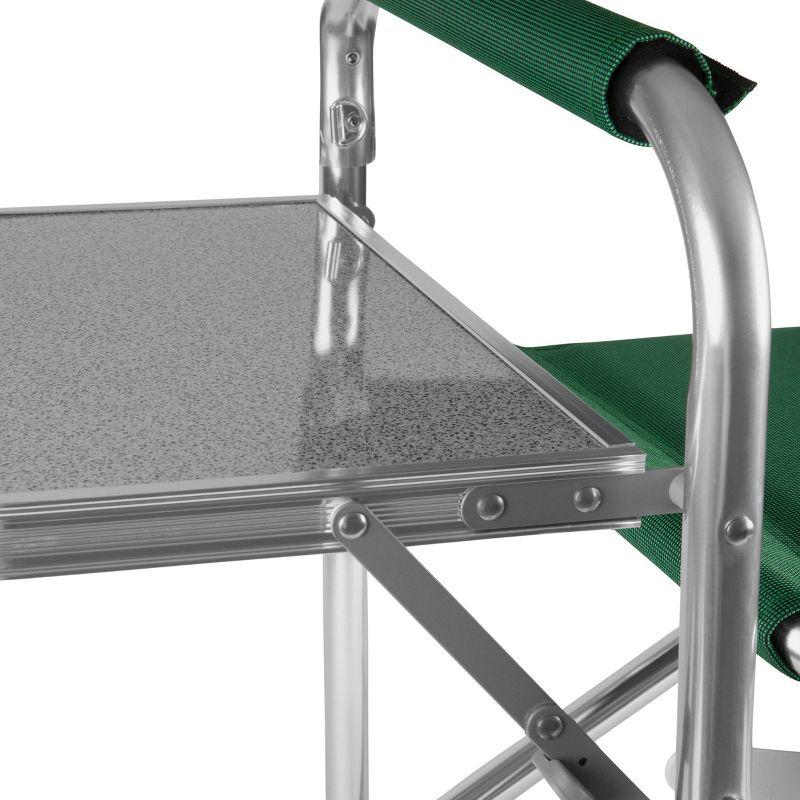 Picnic Time Sports Outdoor Portable Camp Chair with Side Table