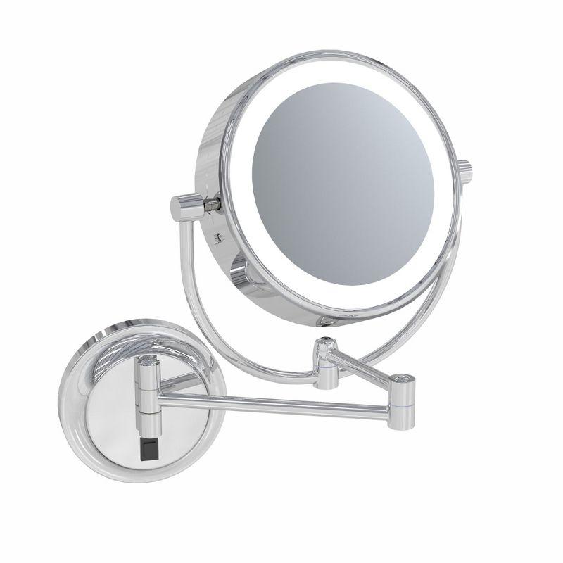 Aptations Kimball Young Metal Concave LED Wall Mirror