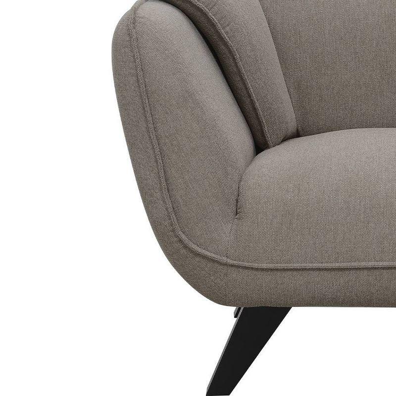 47" Nayeli Accent Chair Brown Linen - Acme Furniture