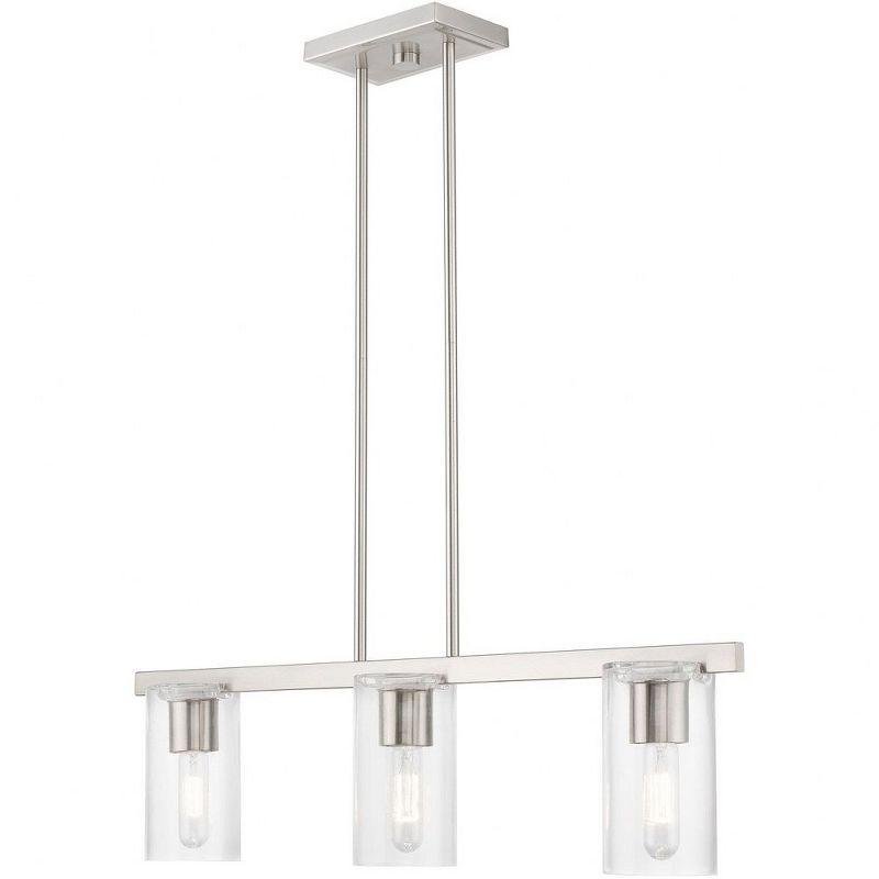 Livex Lighting Clarion 3 - Light Chandelier in  Brushed Nickel