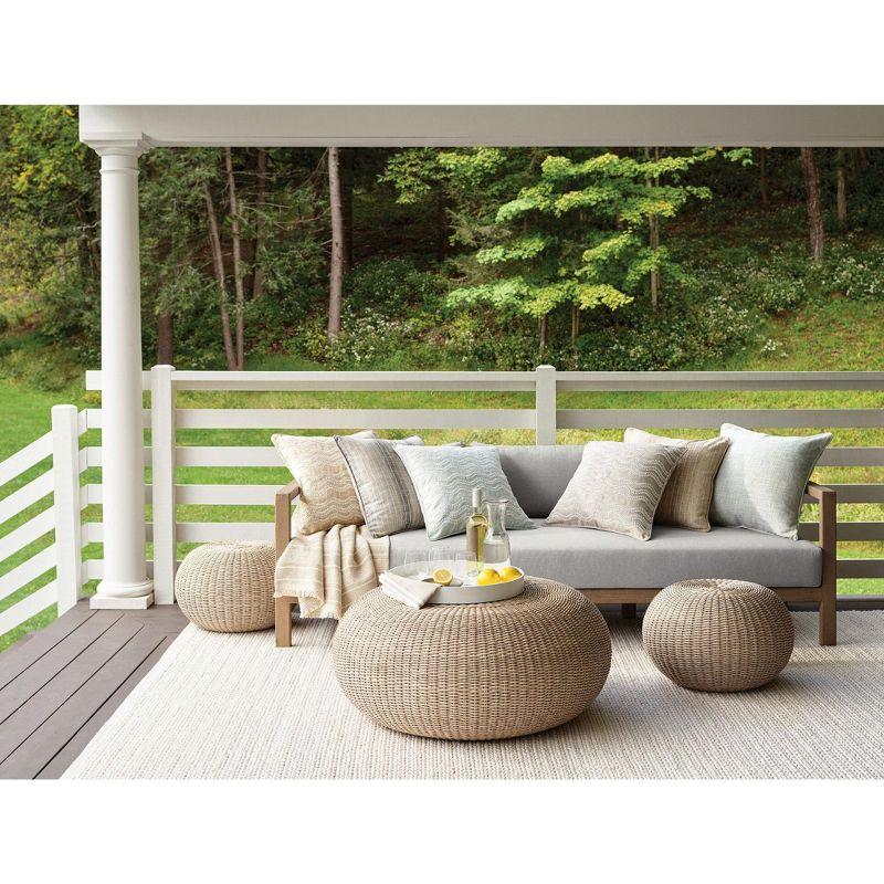 Veranda Ivory Handwoven Performance Rug