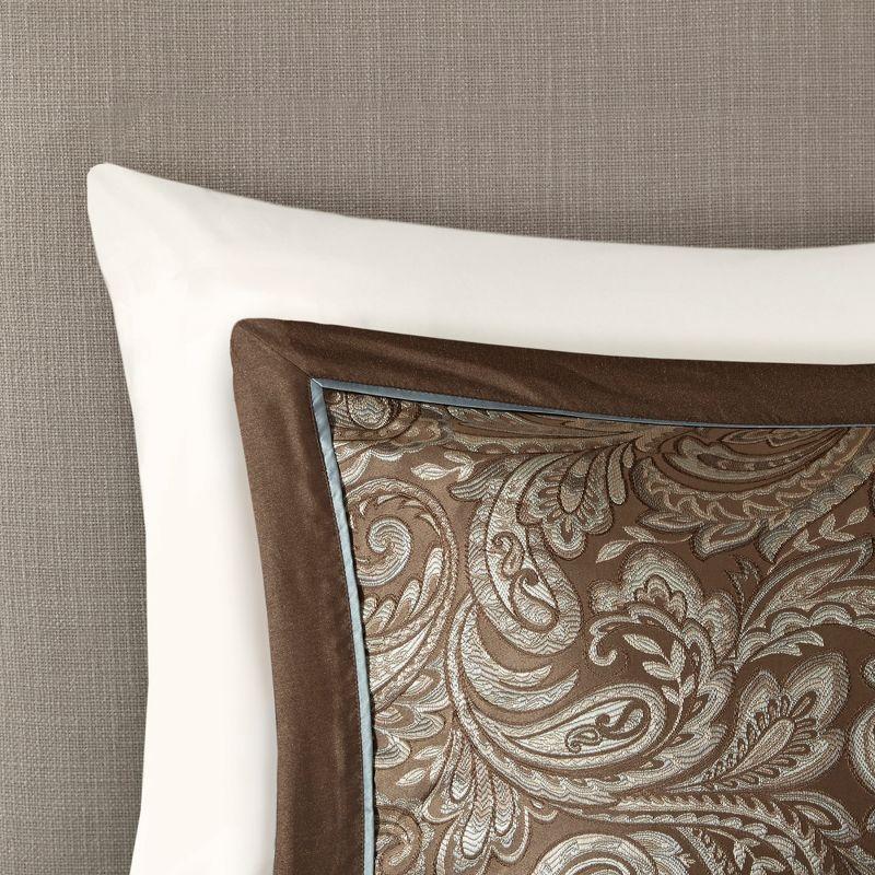 Madison Park Aubrey Paisley Jacquard Duvet Cover Set