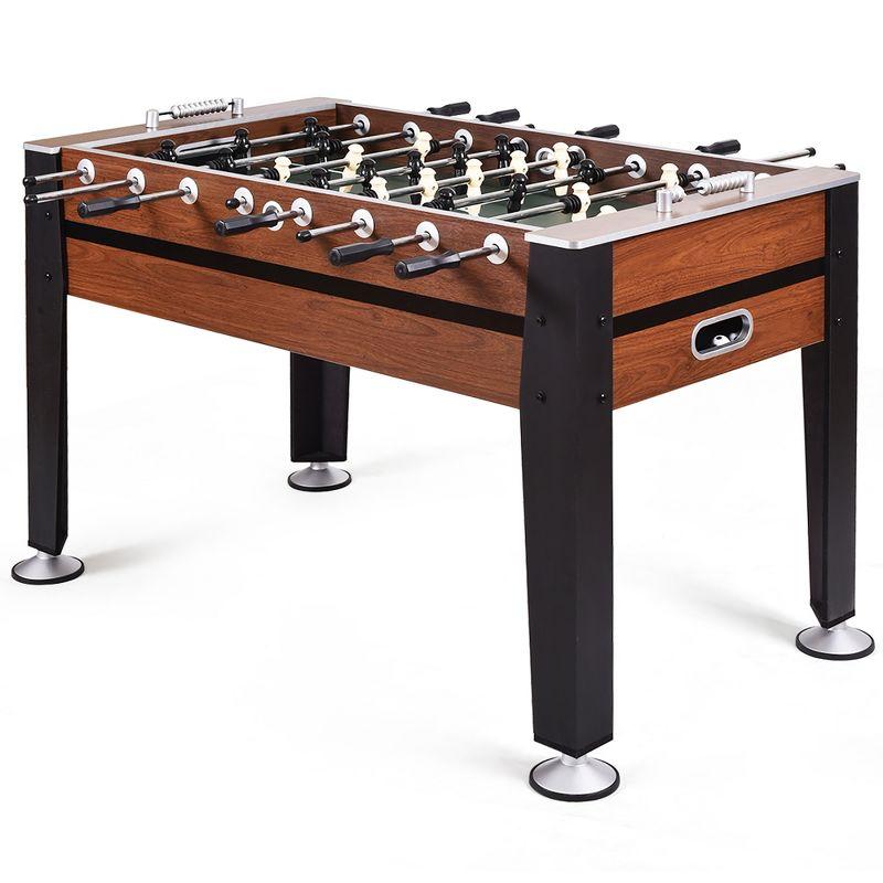 54'' Black and Brown MDF Steel Foosball Table