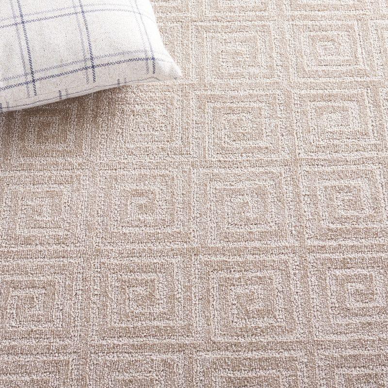 Pattern and Solid PNS412 Power Loomed Area Rug - Beige - 5'3"x7'6" - Safavieh.