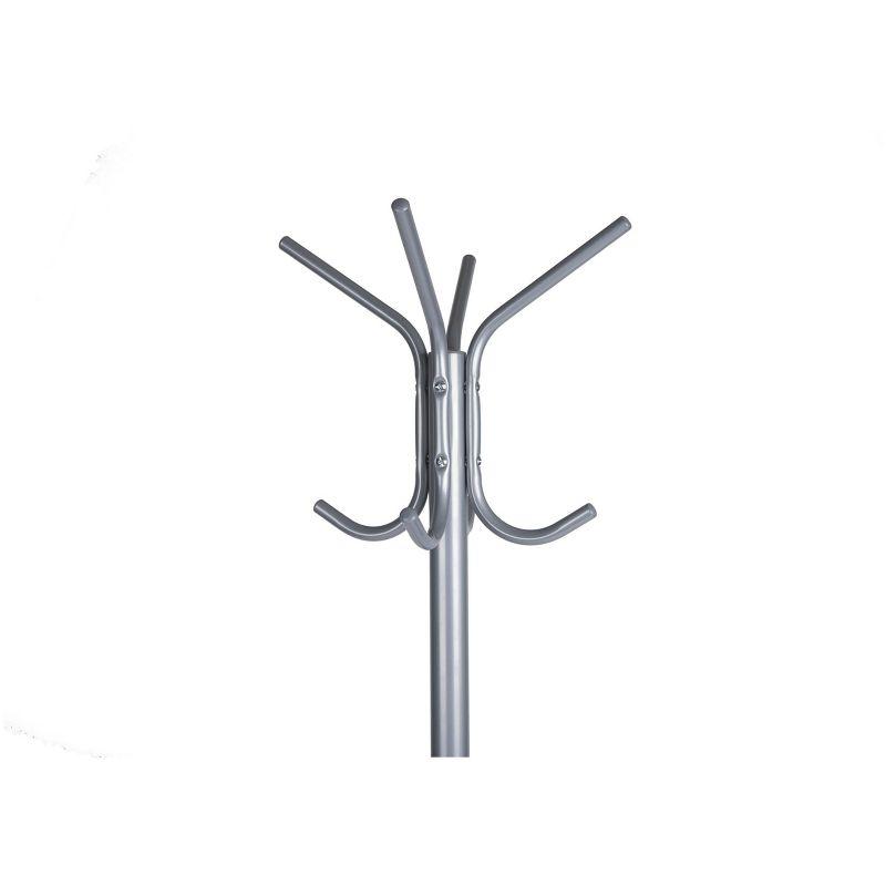 Mind Reader Mind Reader Coat Rack, Hall Tree, Freestanding, Coat Tree, Hat, Jacket, Purse, Metal, 14.75"L x 16.5"W x 69"H