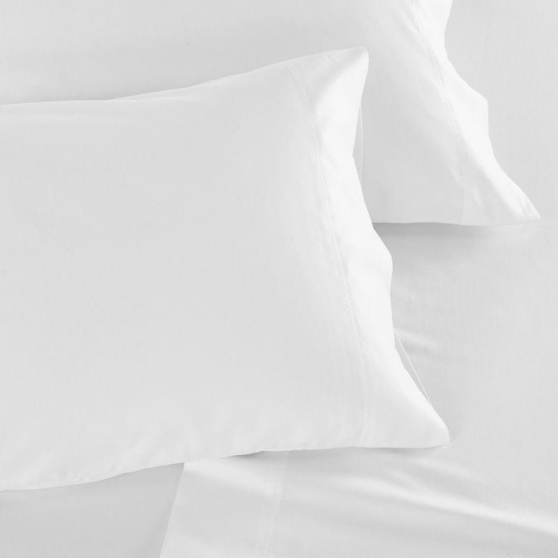 Luxury 600 Thread Count Pillowcases - 100% Cotton Sateen, Soft, Cool & Breathable by California Design Den