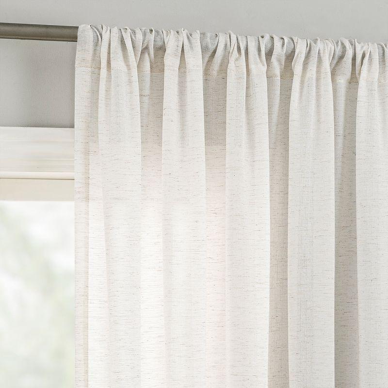 No. 918 Light Filtering Semi-Sheer Amalfi Rod Pocket Curtain Panel