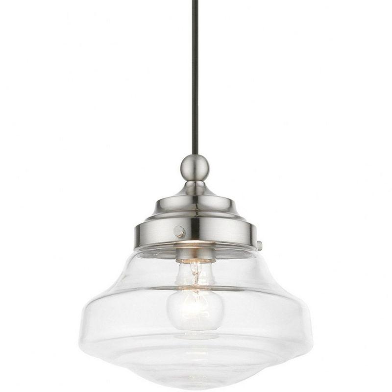 Livex Lighting Avondale 1 - Light Pendant in  Brushed Nickel